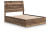Ashley Zadilyn Brown Queen Panel Bed with Storage B100/13/B3367/54/57/60(2)