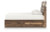 Ashley Zadilyn Brown Queen Panel Bed with Storage B100/13/B3367/54/57/60(2)