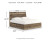 Ashley Zadilyn Brown King Panel Bed with Storage