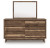 Ashley Zadilyn Brown Dresser and Mirror B3367/221/36