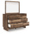 Ashley Zadilyn Brown Dresser and Mirror B3367/221/36
