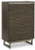 Ashley Arkenton Grayish Brown Queen Panel Bed with Mirrored Dresser, Chest and Nightstand