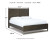 Ashley Arkenton Grayish Brown Queen Panel Bed with Mirrored Dresser