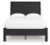 Ashley Danziar Black Full Panel Bed