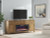 Ashley Sharlance Light Brown 81" TV Stand with Electric Fireplace W100/13/W655/68
