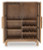 Ashley Pellamour Natural Brown Bar Cabinet
