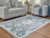 Ashley Avanworths Blue Gray Ivory Washable 5'3" x 7' Area Rug