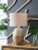 Ashley Linas Cream Beige Table Lamp