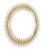 Ashley Wainport Gold Finish Accent Mirror