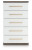 Ashley Mazilar Brown White Chest of Drawers