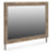 Ashley Keithland Brown Bedroom Mirror