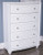 Ashley Maylilly White Chest of Drawers