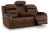 Ashley Dreamer Brown Power Reclining Sofa with Audio Seating