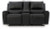 Ashley Danemere Black Reclining Loveseat with Console