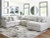 Ashley Snodoodle Arctic 6-Piece Sectional with Chaise 59106/15/46(3)/65/77