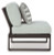 Ashley Beachloft Black Gray 5-Piece Outdoor Sectional with Ottoman