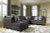 Reidshire Steel 3-Piece Sectional with Ottoman