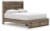 Ashley Baystorm Brown Queen Panel Storage Bed B100/13/B2005/54S/57/95