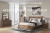 Ashley Hollinaze Walnut Brown King Panel Bed