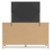 Ashley Cadmori Brown Queen Upholstered Panel Bed with Mirrored Dresser, Chest and Nightstand Ashley Cadmori Brown Queen Upholstered Panel Bed with Mirrored Dresser, Chest and Nightstand