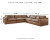 Ashley Emilia Black 5-Piece Sectional