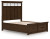 Ashley Taffenbrook Medium Brown Queen Panel Storage Bed