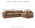 Ashley Emilia Black 4-Piece Sectional