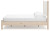 Ashley Cadmori Brown Queen Upholstered Panel Bed with Mirrored Dresser