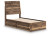 Ashley Zadilyn Brown Twin Panel Bed with Storage B100/11/B3367/50/52/53/89