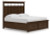Ashley Taffenbrook Medium Brown King Panel Storage Bed