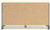 Ashley Cadmori Brown Queen Upholstered Panel Bed with Dresser