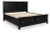 Ashley Lanolee Black California King Panel Storage Bed
