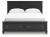 Ashley Lanolee Black California King Panel Storage Bed