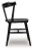 Ashley Gretlynn Black Natural Dining Table and 4 Chairs Ashley Gretlynn Black Natural Dining Table and 4 Chairs