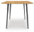 Ashley Gretlynn Black Natural Dining Table and 4 Chairs Ashley Gretlynn Black Natural Dining Table and 4 Chairs
