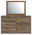 Ashley Baystorm Brown Dresser and Mirror