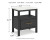 Ashley Cadmori Brown Full Upholstered Panel Bed with Mirrored Dresser and Nightstand
