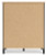 Ashley Cadmori Brown Full Upholstered Panel Bed with Mirrored Dresser and Chest