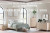 Ashley Cadmori Brown Full Upholstered Panel Bed with Mirrored Dresser and Chest