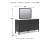 Ashley Cadmori Brown Full Upholstered Panel Bed with Mirrored Dresser