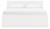 Ashley Onita White King Panel Platform Bed with Storage