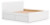 Ashley Onita White King Panel Platform Bed with 2 Side Storage