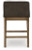 Ashley Cabalynn Oatmeal Light Brown Counter Height Barstool (Set of 2)