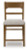 Ashley Cabalynn Oatmeal Light Brown Counter Height Barstool (Set of 2)