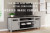 Ashley Darborn Gray Brown 88" TV Stand with Electric Fireplace W100/13/W796/68