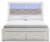 Ashley Altyra White Queen Upholstered Bookcase Bed with Storage B2640/54S/65/96
