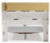 Ashley Altyra White Queen Upholstered Bookcase Bed with Storage B2640/54S/65/96