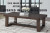 Ashley Breckington Dark Brown Coffee Table with 2 End Tables