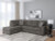 Benchcraft Olten Mocha 2-Piece Sectional with Chaise