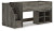 Ashley Frandern Gray Twin Loft Bed with Bookcase Storage